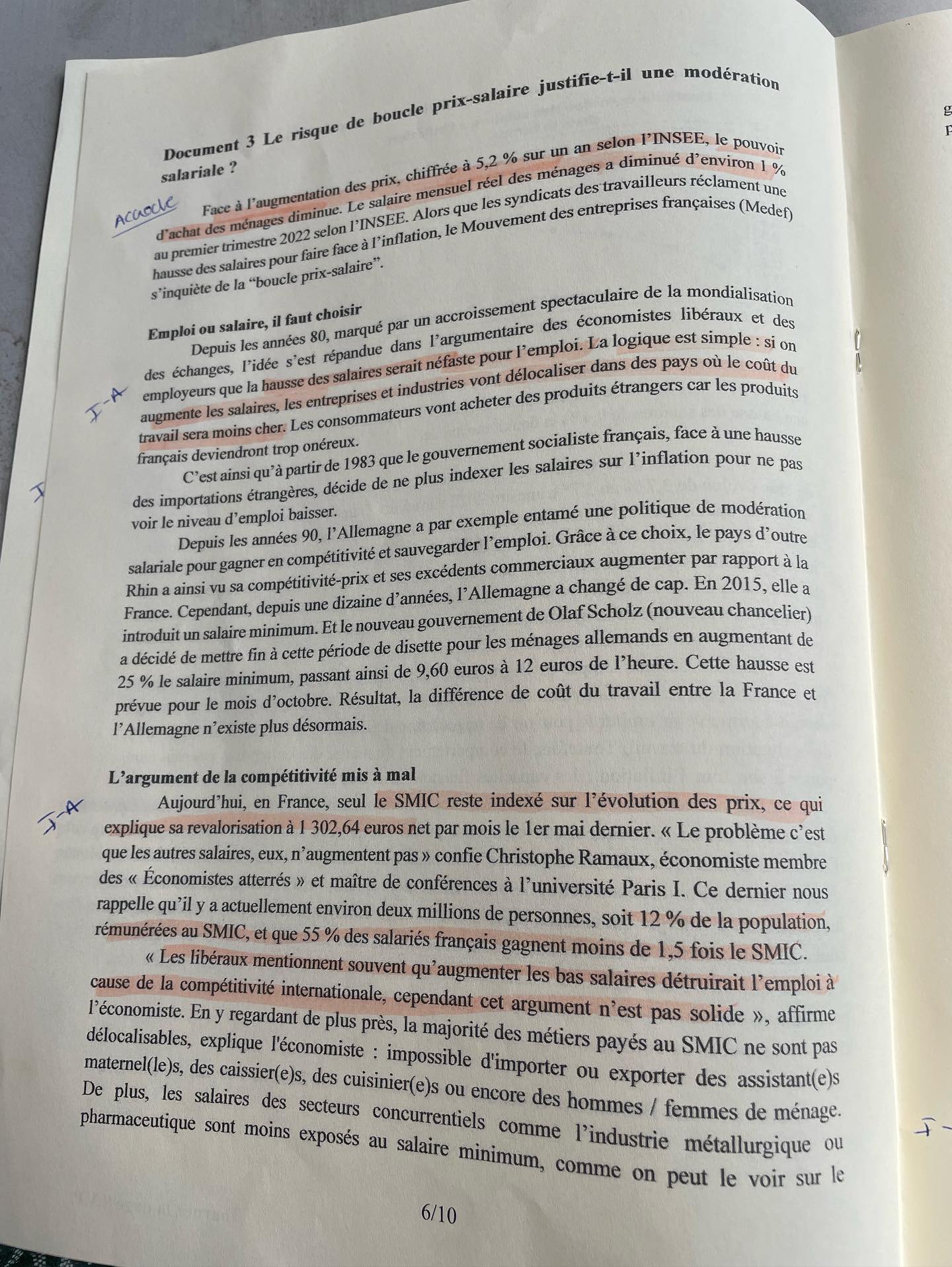 Sujet d'éco-droit ESSEC 2023 6/10