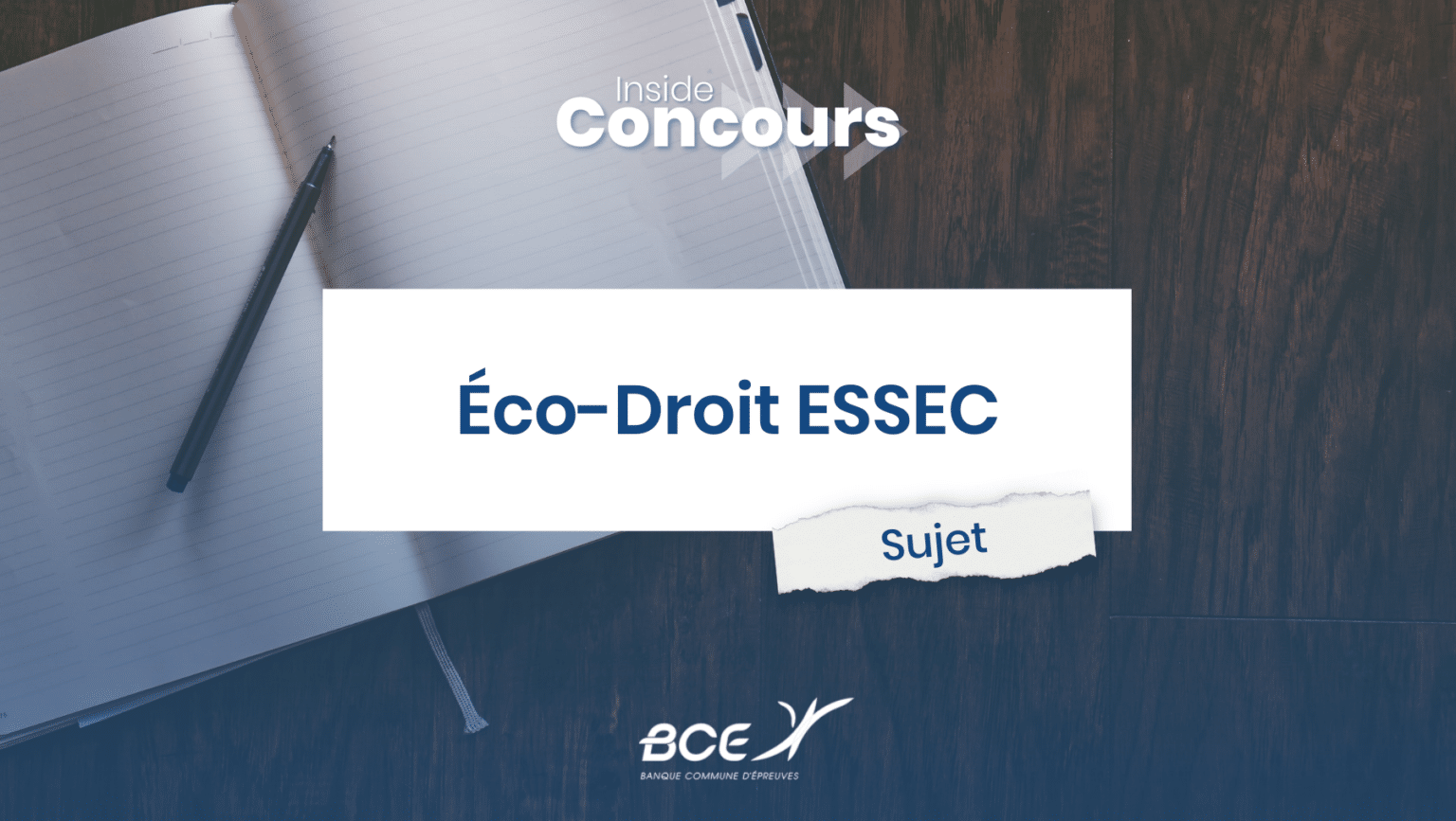 Eco-droit ESSEC 2023 - Sujet - Major Prépa