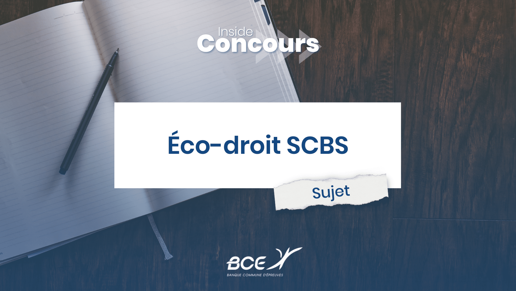 Éco-Droit ECRICOME 2024 - Sujet - Major Prépa