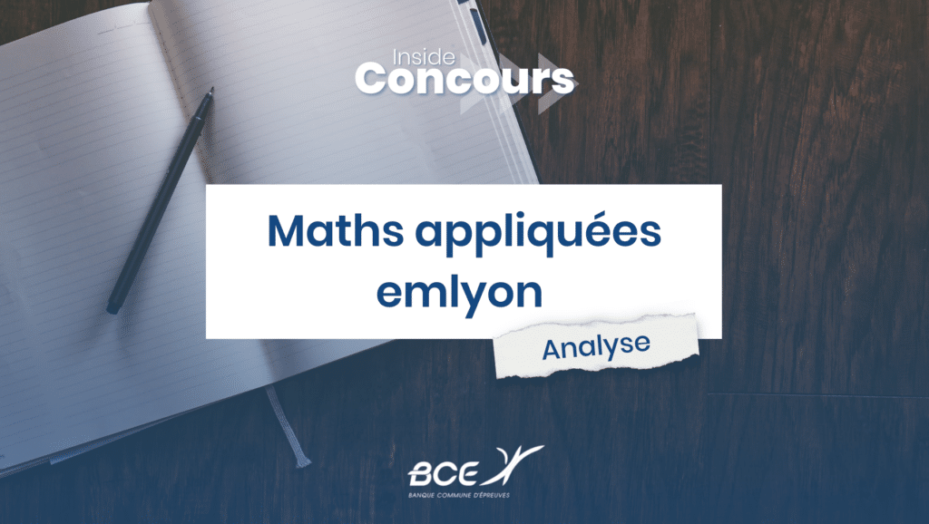 analyse maths appliquées emlyon 2023