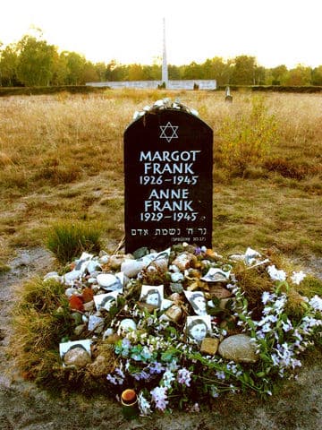 Tombe de Margot et Anne Frank