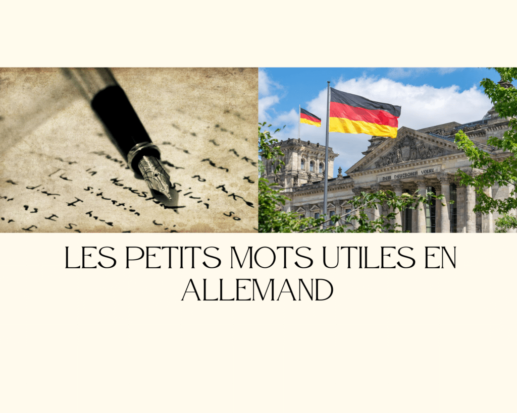 Les petits mots utiles en allemand - Major Prépa