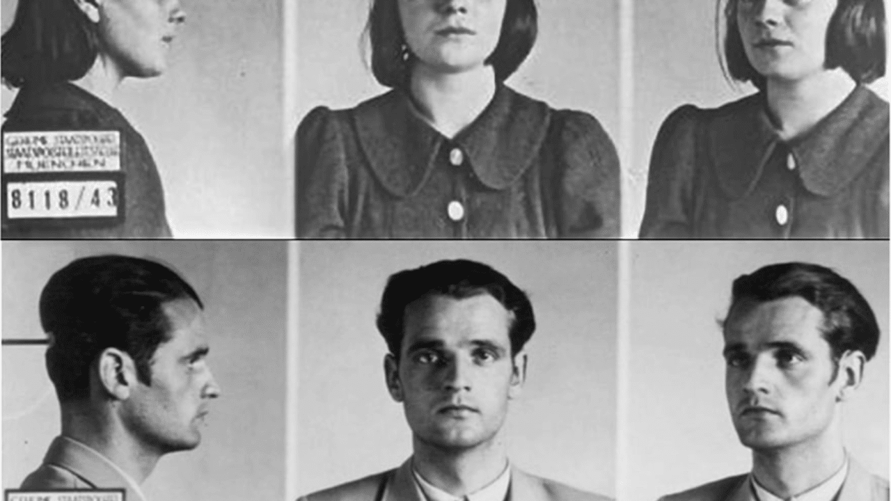 Hans et Sophie Scholl résistants