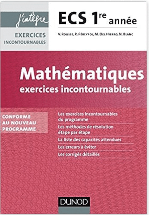 Mathématiques exercices incontournables
