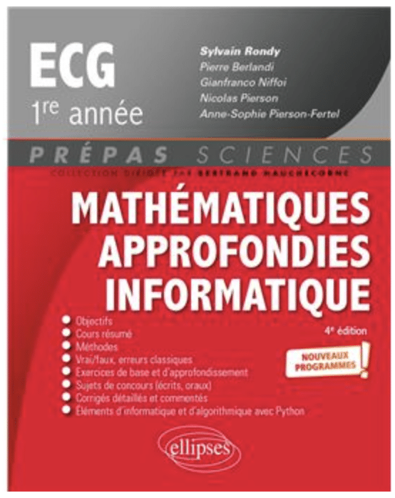 Mathématiques approfondies - Informatique