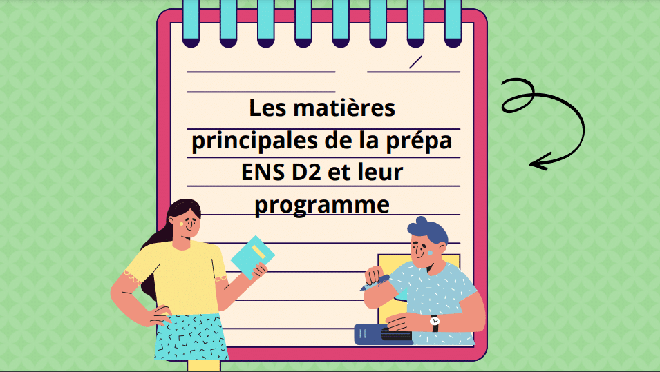 Les matières principales de la prépa ENS D2 et leur programme Major Prépa — free download