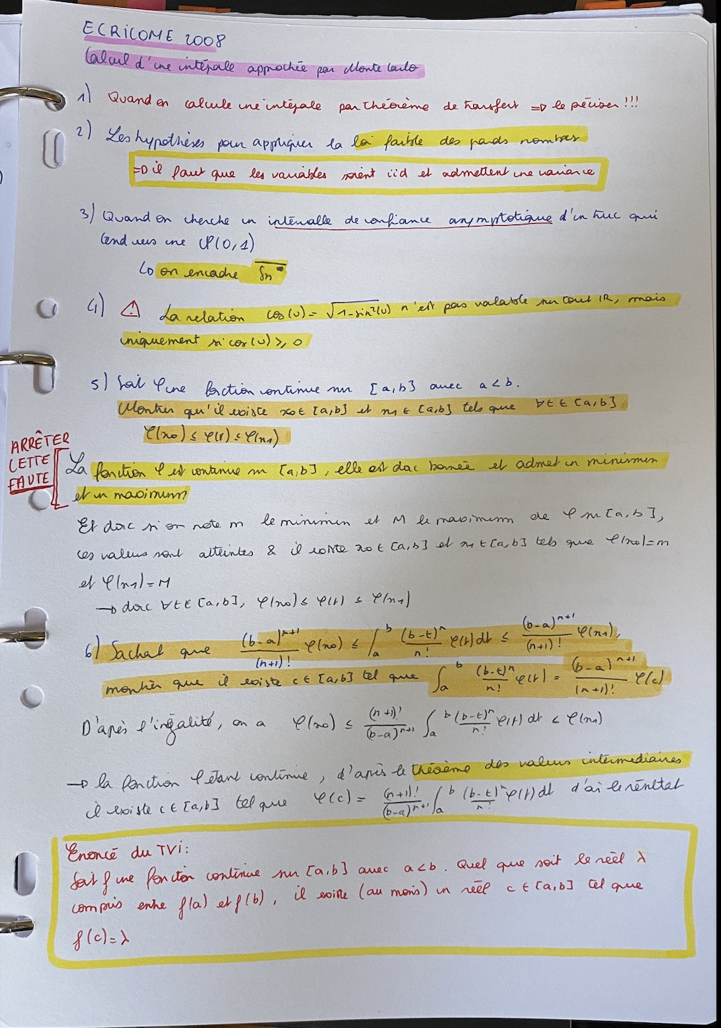 Exemple de classeur à sujets 