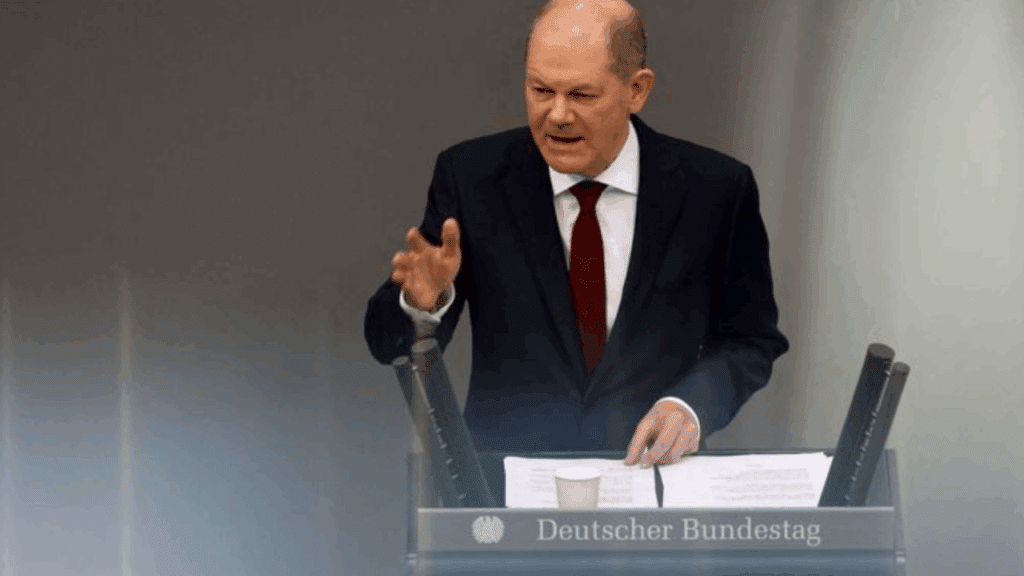 Zeitenwende : le changement d'ère acté par Olaf Scholz