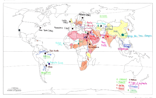 Géopolitique de l'eau - Cartographie