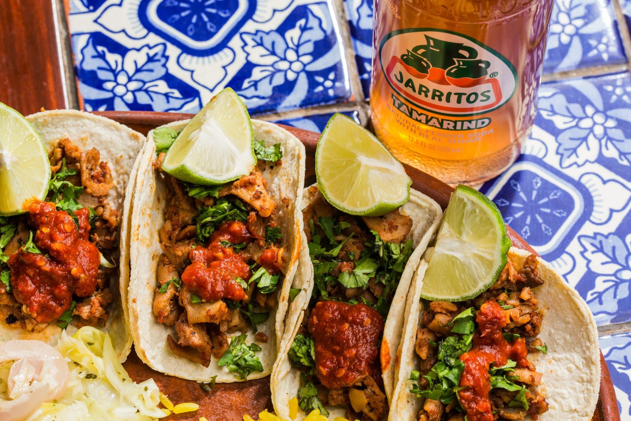 Plat de tacos, spécialité mexicaine