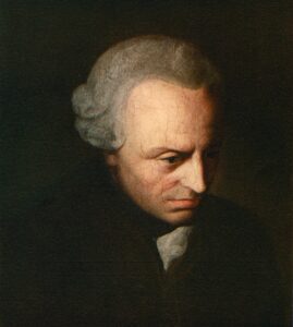 Portrait d’Emmanuel Kant, philosophe des Lumières à l’origine d’une philosophie de l’Histoire Copie culture générale