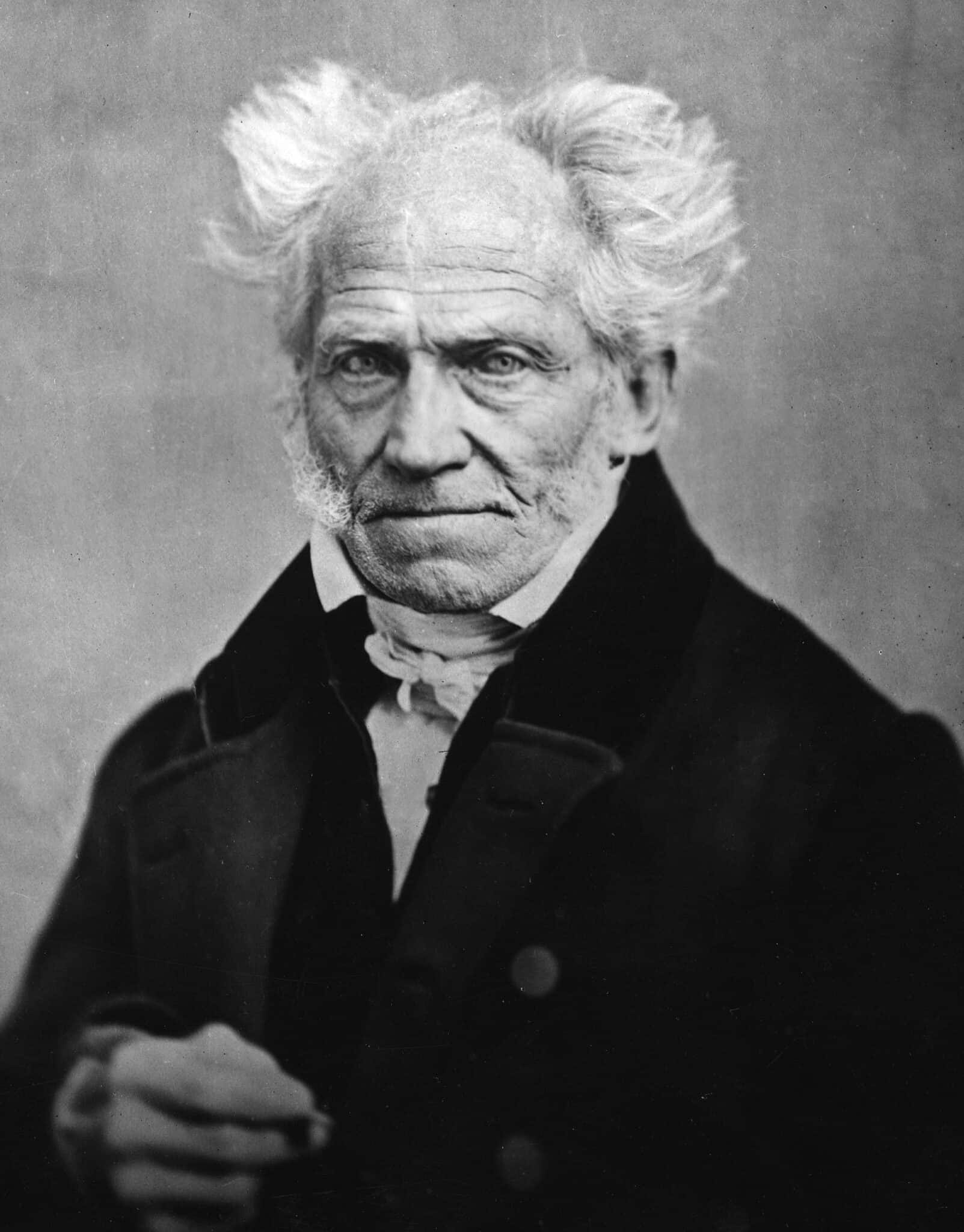 Portrait d’Arthur Schopenhauer, philosophe allemand du XIXe siècle, connu pour sa théorie du désir et son pessimisme métaphysique.