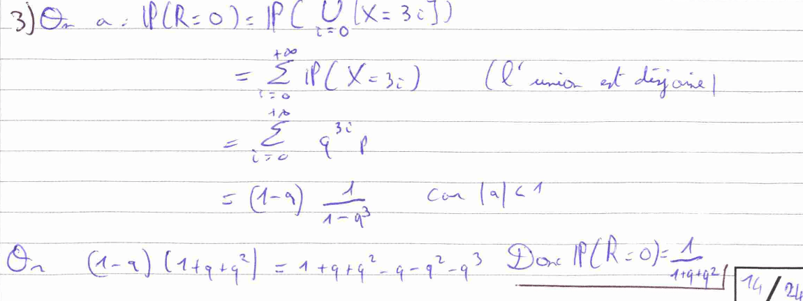 Proba - Question 3