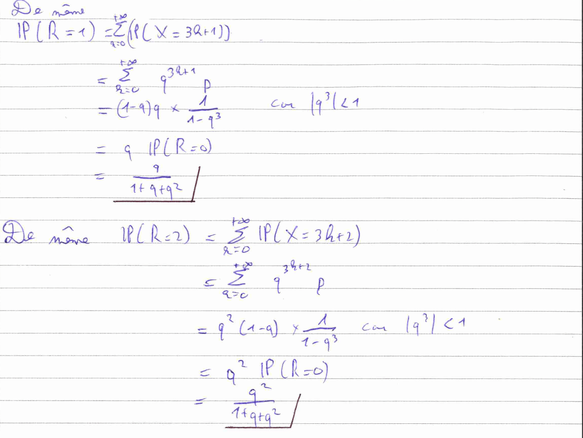 Proba - Question 3