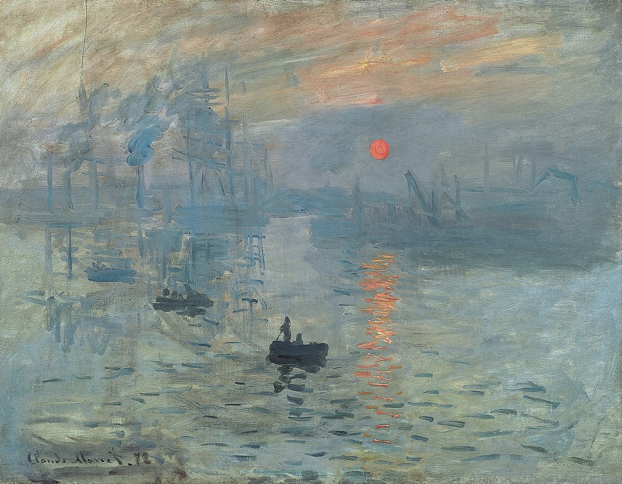 Claude Monet, Impression au soleil levant (1872)