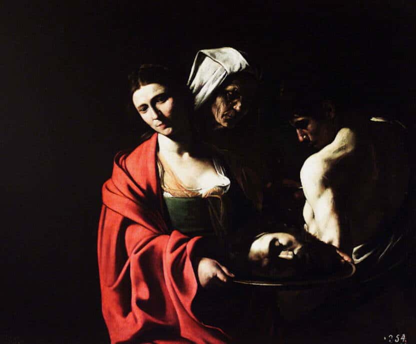 Caravage, Salomé avec la tête de saint Jean-Baptiste (1609)