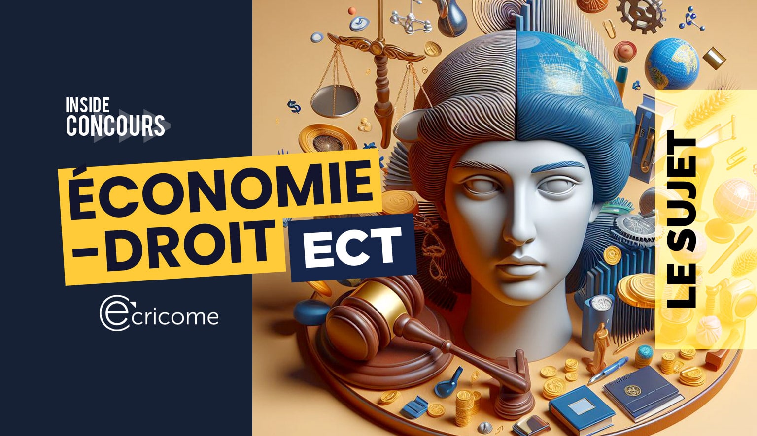 Page De Garde Eco Éco-Droit ECRICOME 2025 - Sujet - Major Prépa