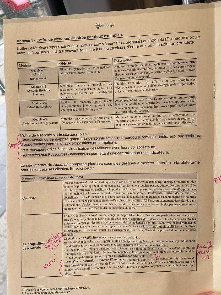 management ecricome 