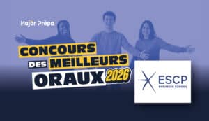 Concours meilleurs oraux 2026 : escp