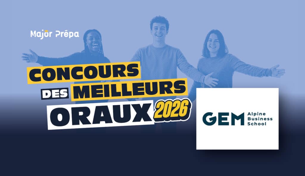 Concours des meilleurs oraux 2026 : GEM