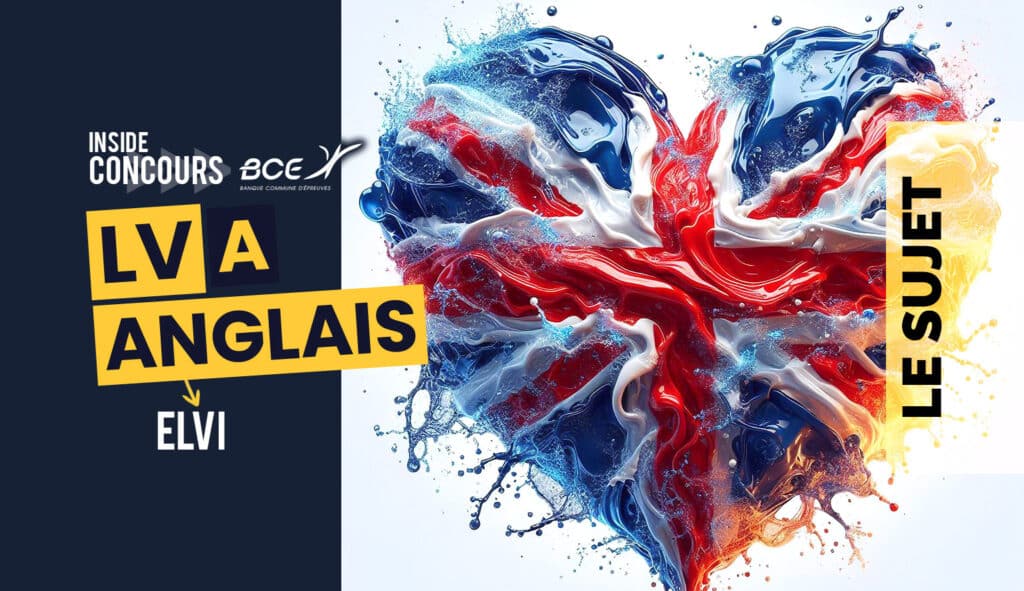 Sujet LV1 Anglais ELVi 2024, épreuve du concours BCE