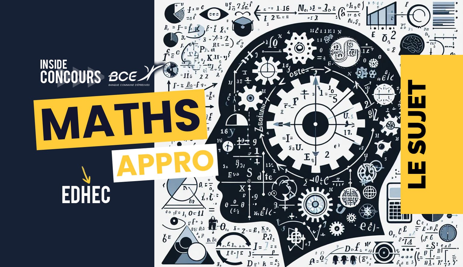 Maths appliquées EDHEC 2024 - Sujet - Major Prépa