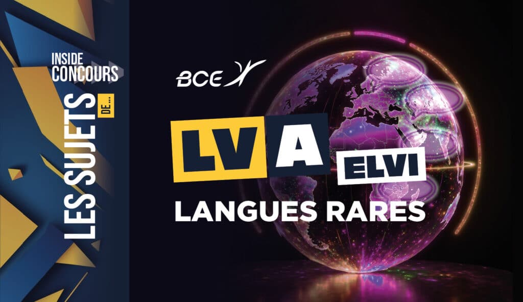 sujets lv1 langues rares elvi 2026