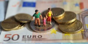 Représentation visuelle du pouvoir d’achat lié au revenu universel