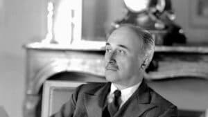Jean Monnet, le père de l'Europe, pionnier de la construction européenne et premier président de la Haute Autorité de la CECA.