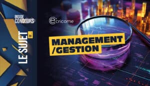 sujet Management gestion Ecricome 2026