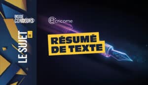 Résumé Ecricome 2026 sujet