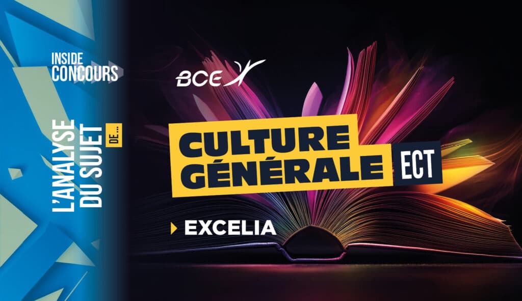 analyse sujet culture générale Excelia 2026