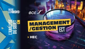 analyse sujet management-gestion HEC 2026