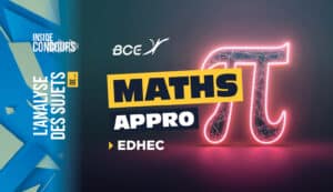 analyse sujet Maths approfondies EDHEC 2026