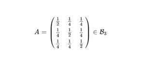 matrices bistochastiques