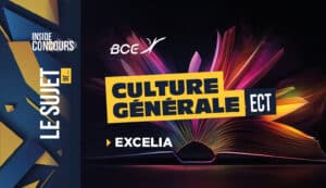 sujet culture générale Excelia 2026