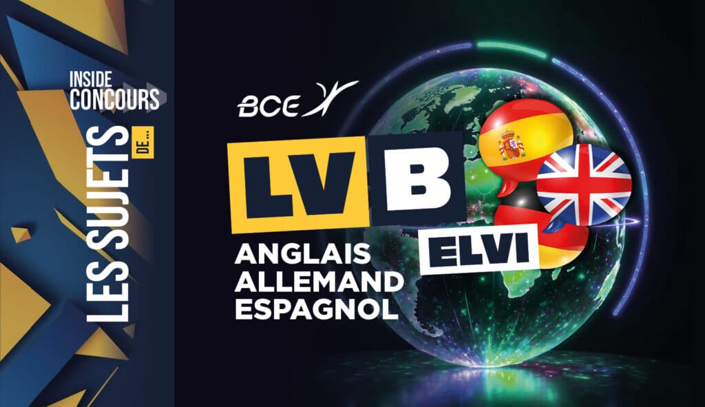 sujet lv2 anglais elvi 2026