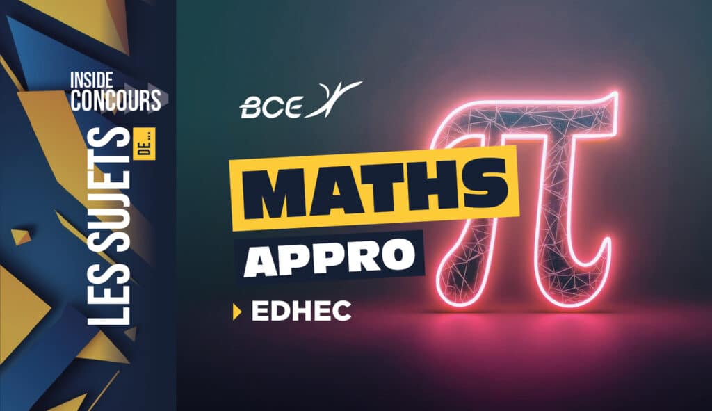 Maths approfondies EDHEC