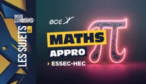 maths appro sujet sujet maths approfondies HEC ESSEC 2026