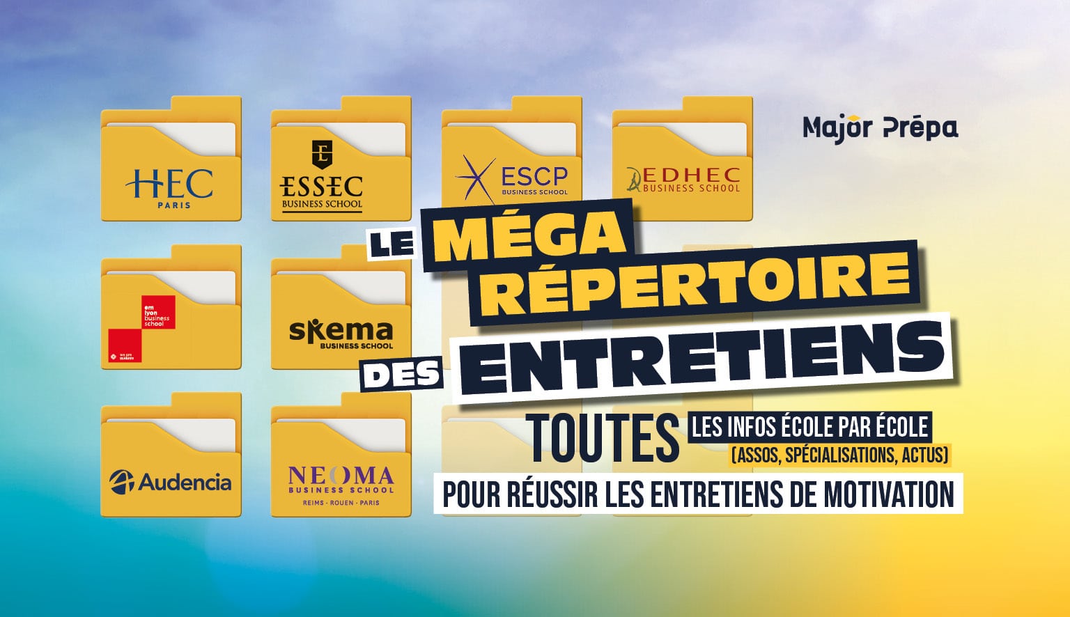 mega répertoire entretiens major prépa