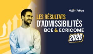 Résultats d'admissibilités BCE et Ecricome 2026