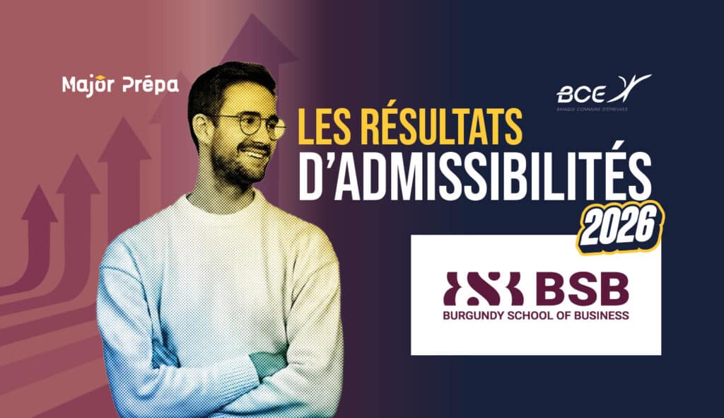 Résultats d'admissibilités BSB 2026