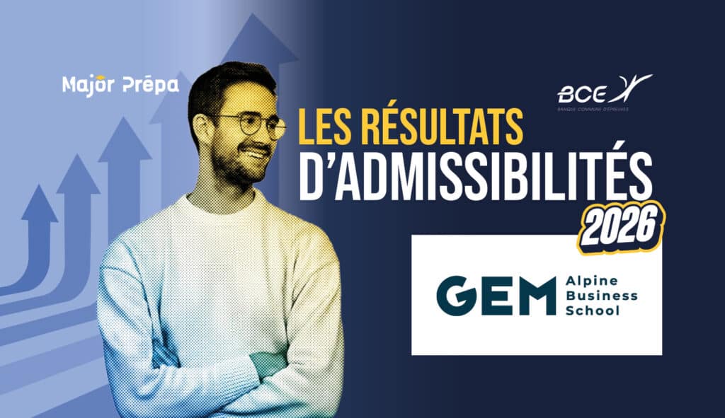 Résultats admissibilités GEM 2026