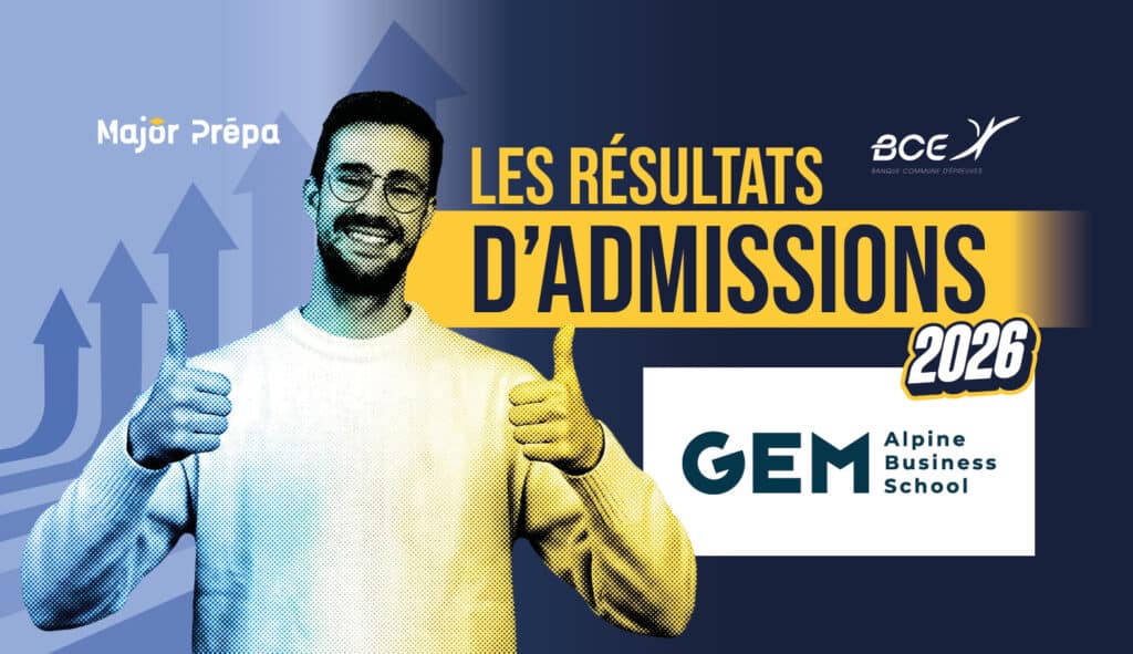 Résultats d'admission GEM 2026 : tout ce qu'il faut savoir