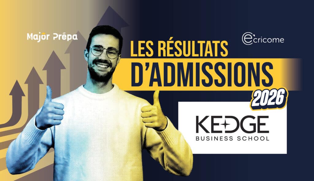 Résultats d'admission KEDGE 2026 : tout ce qu'il faut savoir
