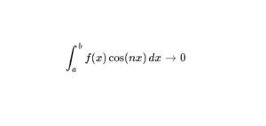 Riemann-Lebesgue