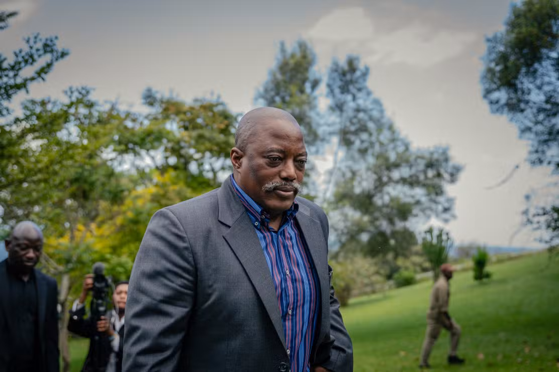 Joseph Kabila condamné à mort par contumace en RDC, image lors d’une apparition à Goma en 2025.