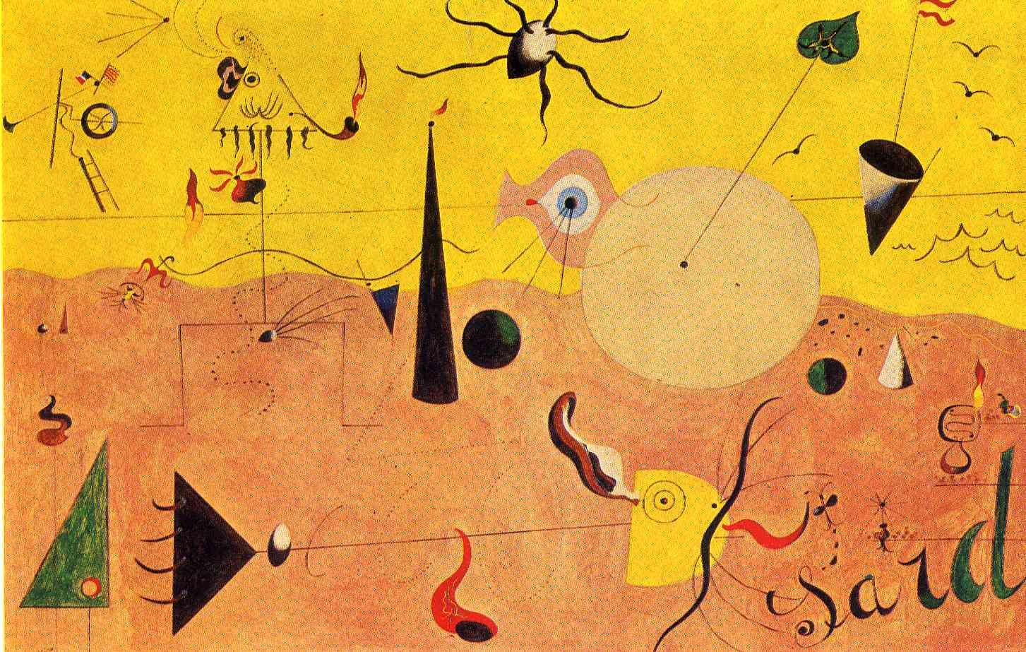 Paisaje catalán, Juan Miró