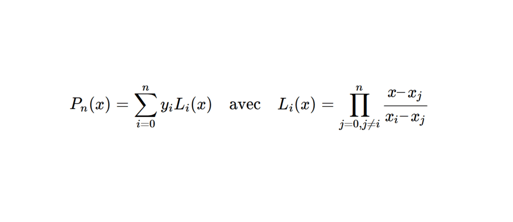interpolations polynomiales