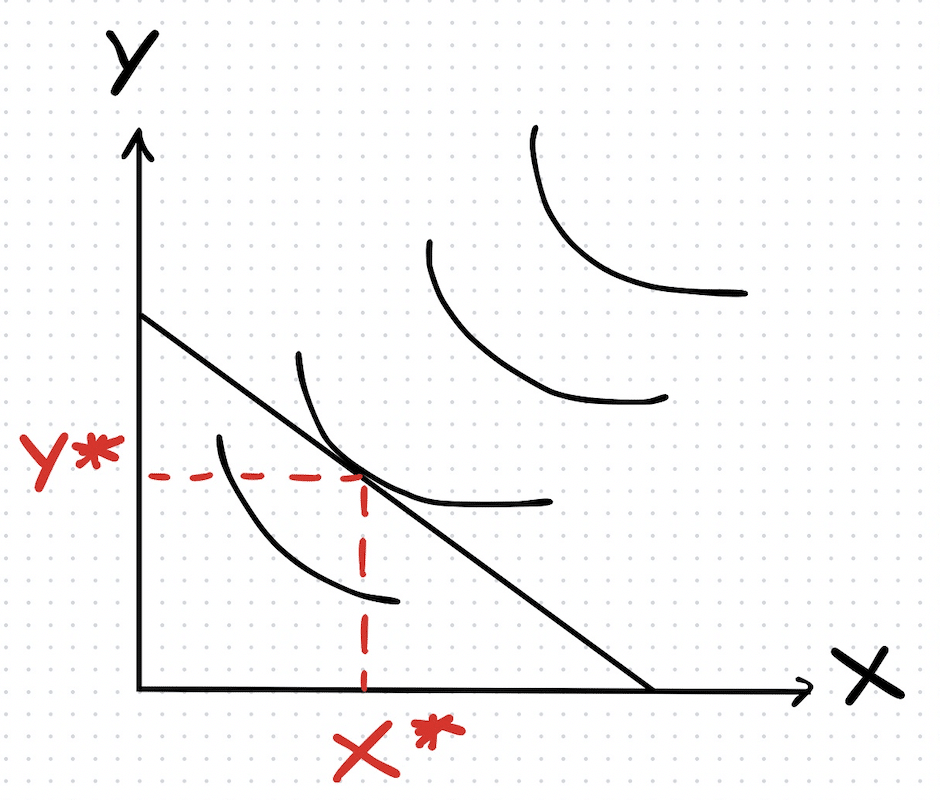 Équilibre du consommateur en microéconomie